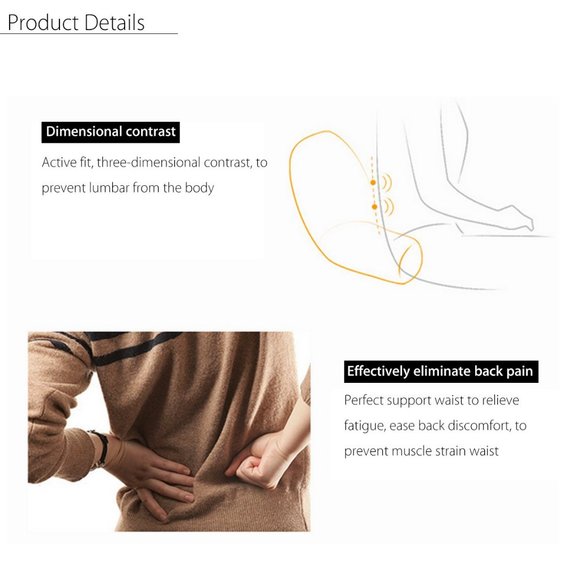 Seat Cushion Office Travel Waist Nap Protection - Picture 3 of 6